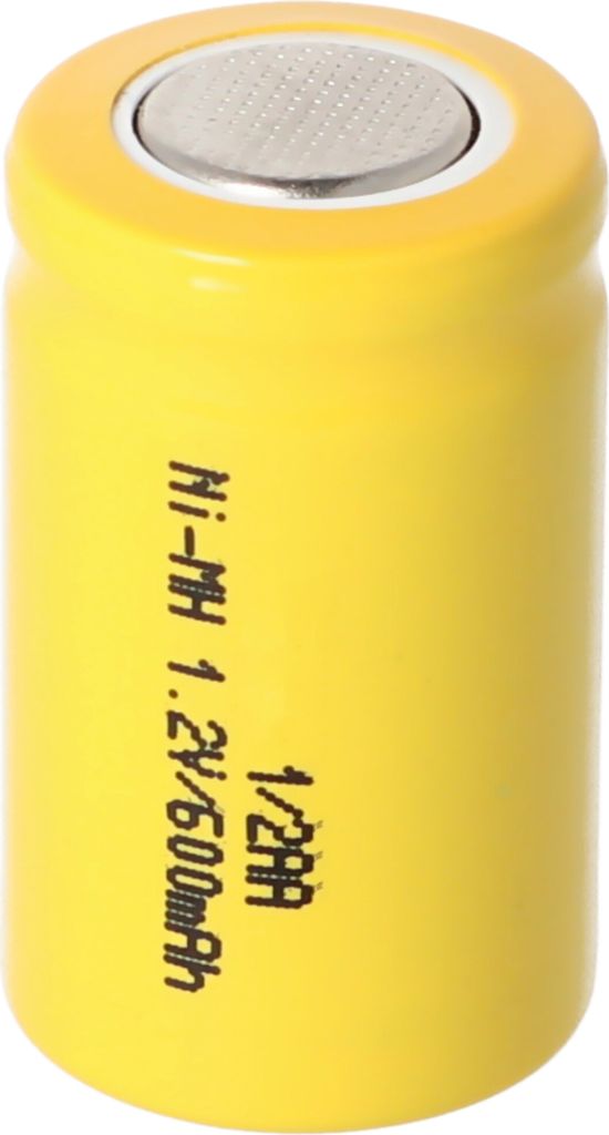 pile 1/2AA de 1,2 V et d'une capacité de 600 mAh, 25,5 x Image du produit 