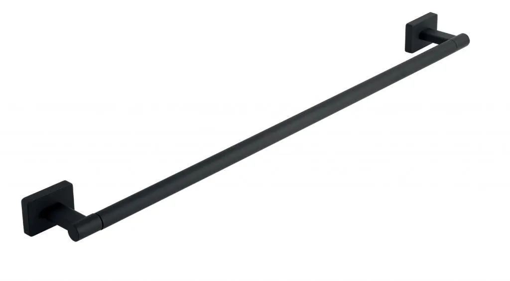 Porta Salviette Ferro GRETA 600 mm Nero Opaco | Montaggio Rapido