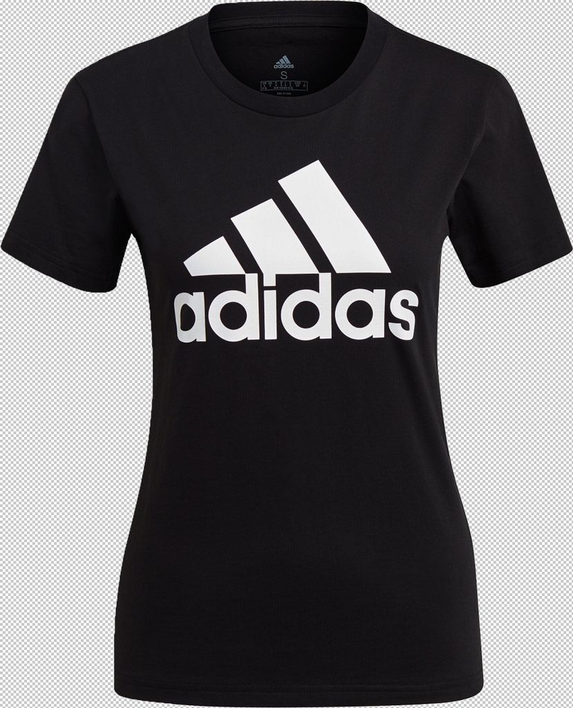 ADIDAS W BL T-Shirt Damen BLACK/WHITE M Produktbild 