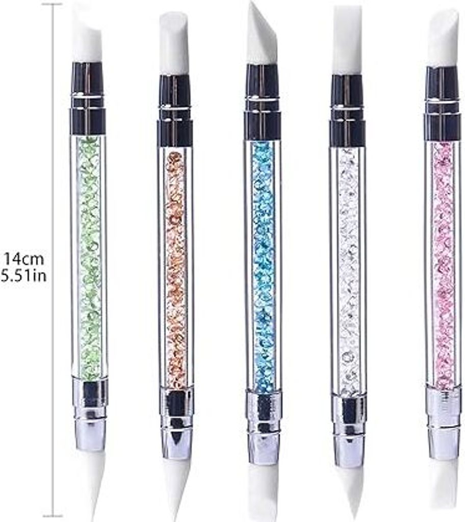 Silikon Nagel Pinsel, 5pcs Gel Schnitzen Pinsel, Produktbild 2