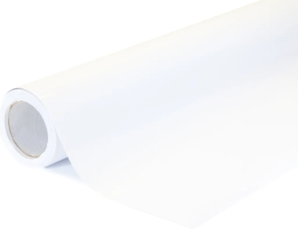Film covering blanc super brillant 152x500cm pour voiture et meubles