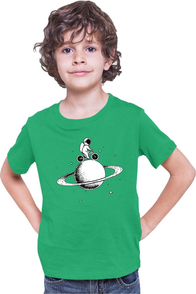 Kinder T-Shirt Nasa Space Theme Nasa 001, 9-11 Jahr - 140 / Grün