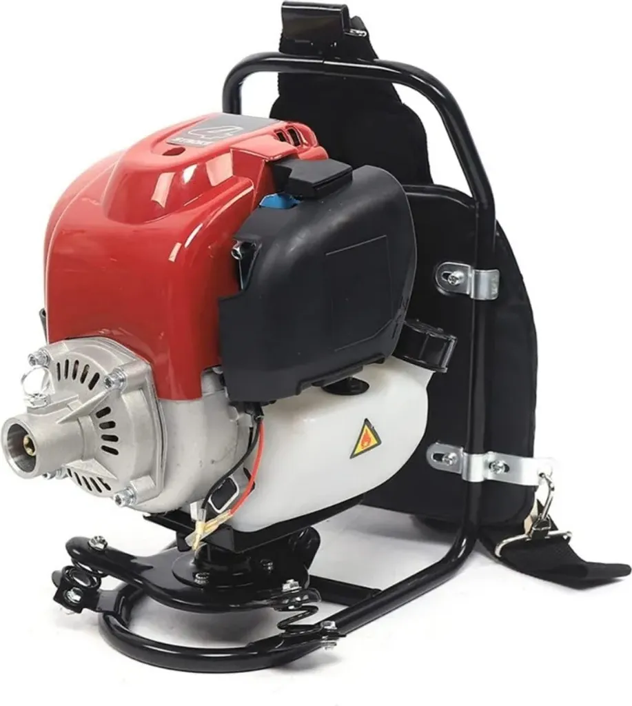 Désherbeur à essence motorisé pour désherber les grandes surfaces