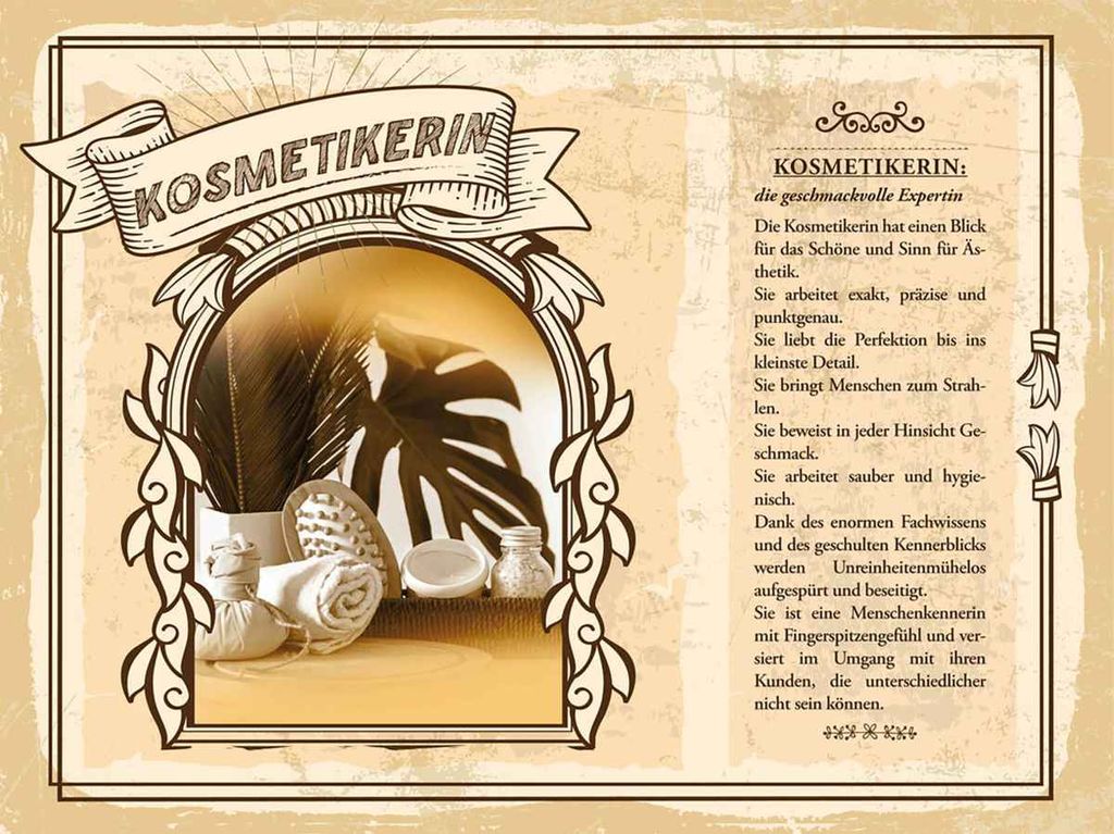 vianmo Holzschild 30x40 cm Kosmetikerin Expertin Ästhetik Beruf Arbeit