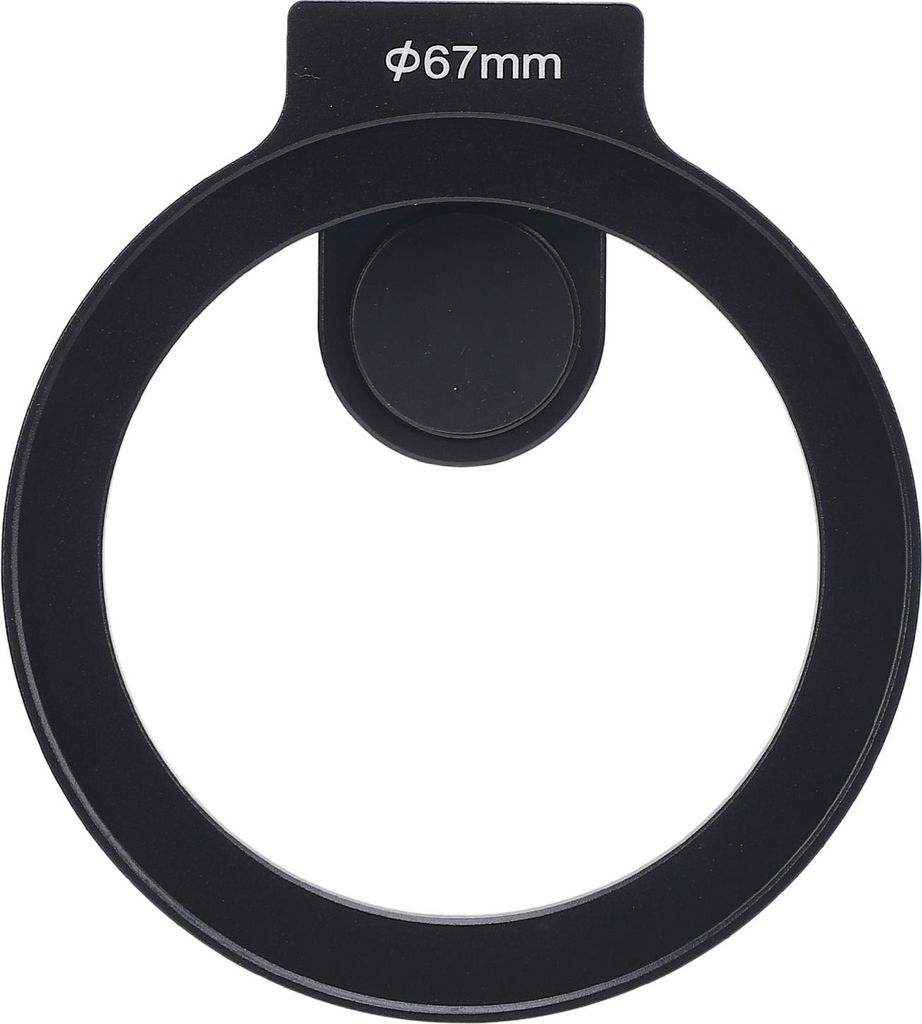 67-mm-Telefonfilterhalterung mit Gewinde-Objektivclip und Kaltschuh für ND CPL UV-Sternfilter