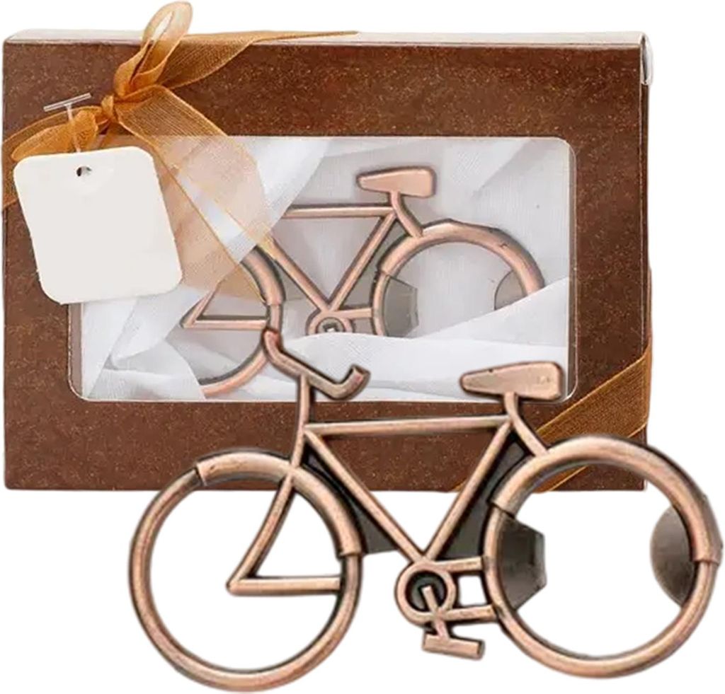 Fahrrad Flaschenöffner Geburtstagsgeschenk für Radfahrer, Edelstahl Fahrrad Flaschenöffner, Fahrrad Bieröffner, Flaschenöffner Korkenzieher Bo...