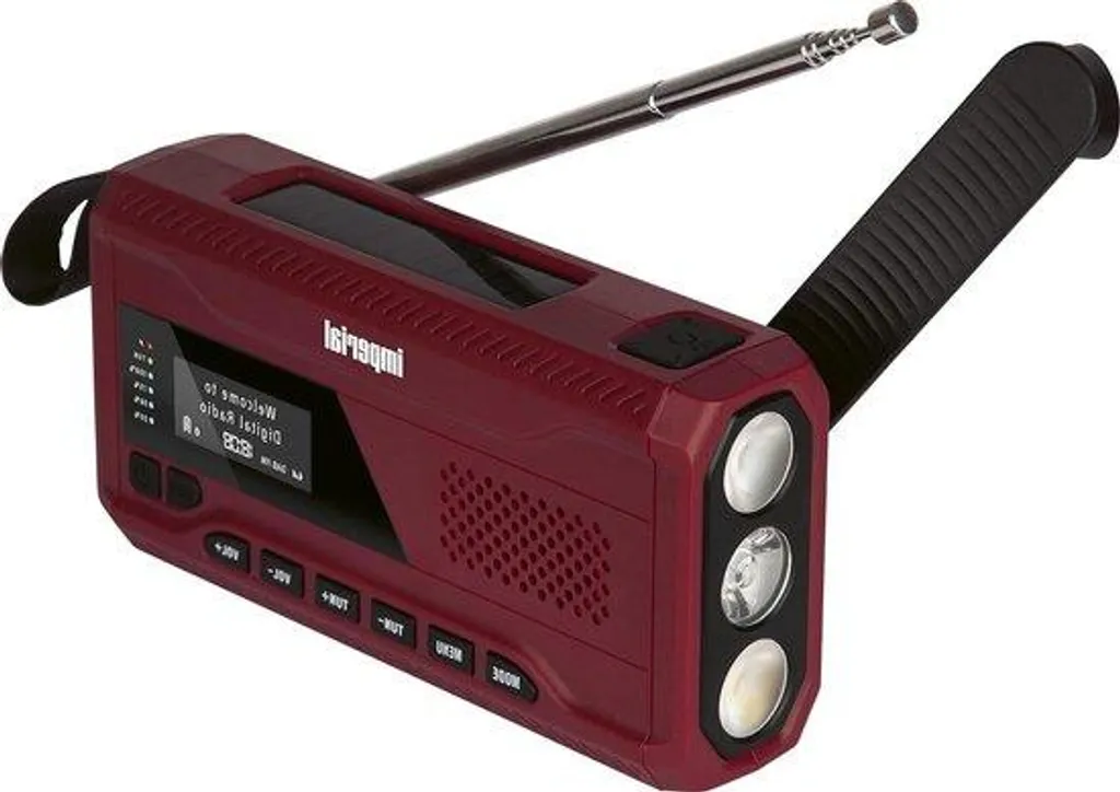 Radio d'urgence pour randonnée et camping - Récepteur DAB+ avec mode FM