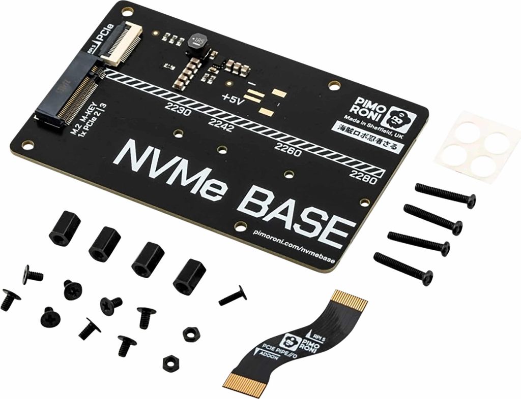 Raspberry Pi NVME BASE FR RPI 5 PCIE M-KEY N (PIM699) Obrázek produktu 