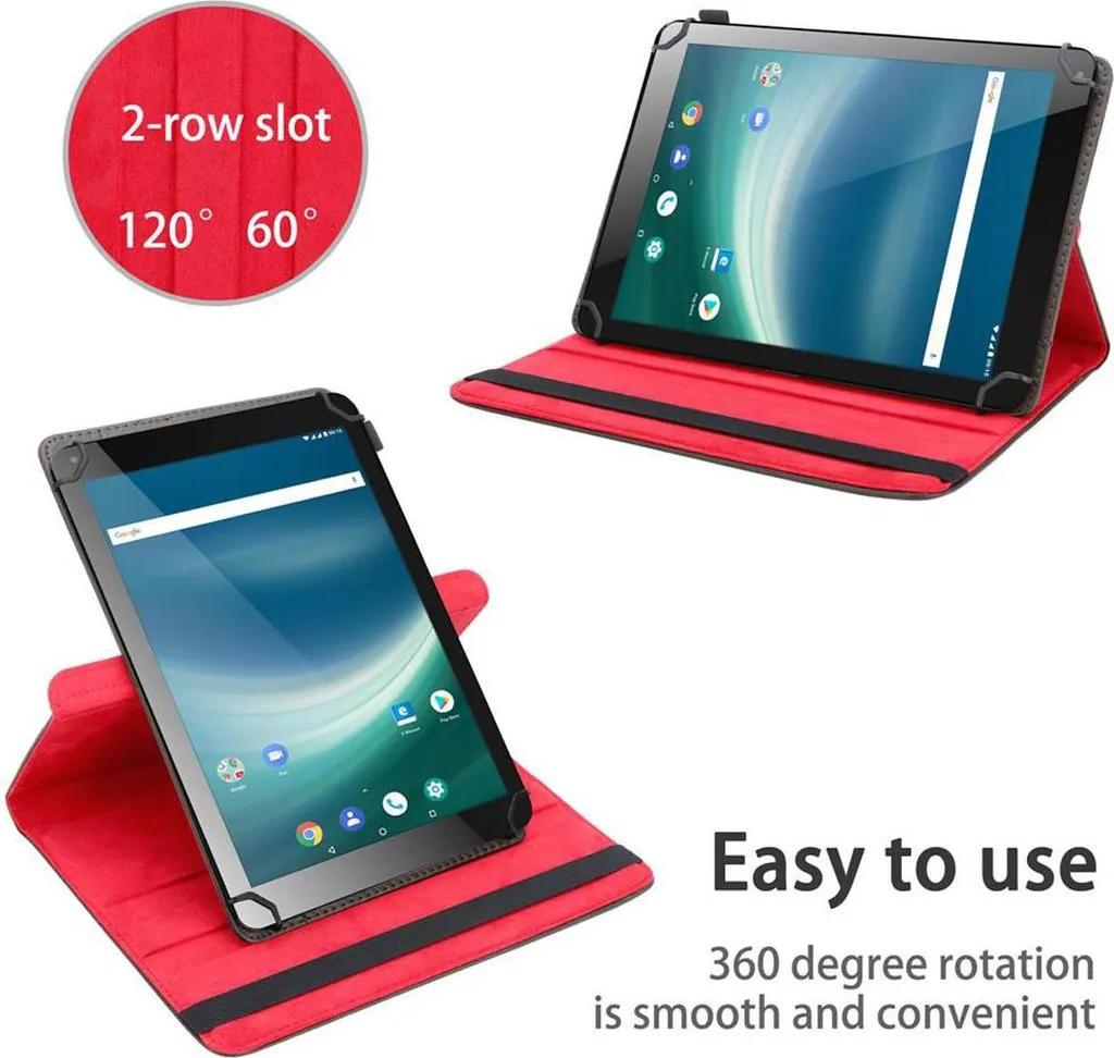 Cadorabo custodia per Odys Note Tab PRO cover protettiva in marrone 360 gradi custodia per tablet custodia cover - 2