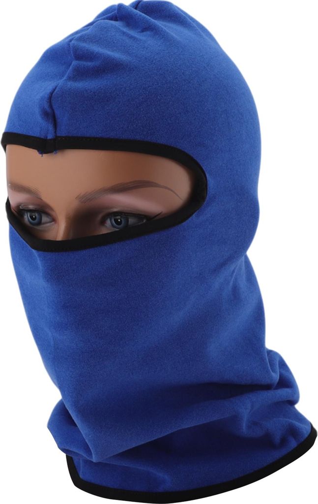 All Inclusive Gesichtsmaske Polyester Kein Netz Gesichtsabdeckung Wärmend Saphir 1 Stück