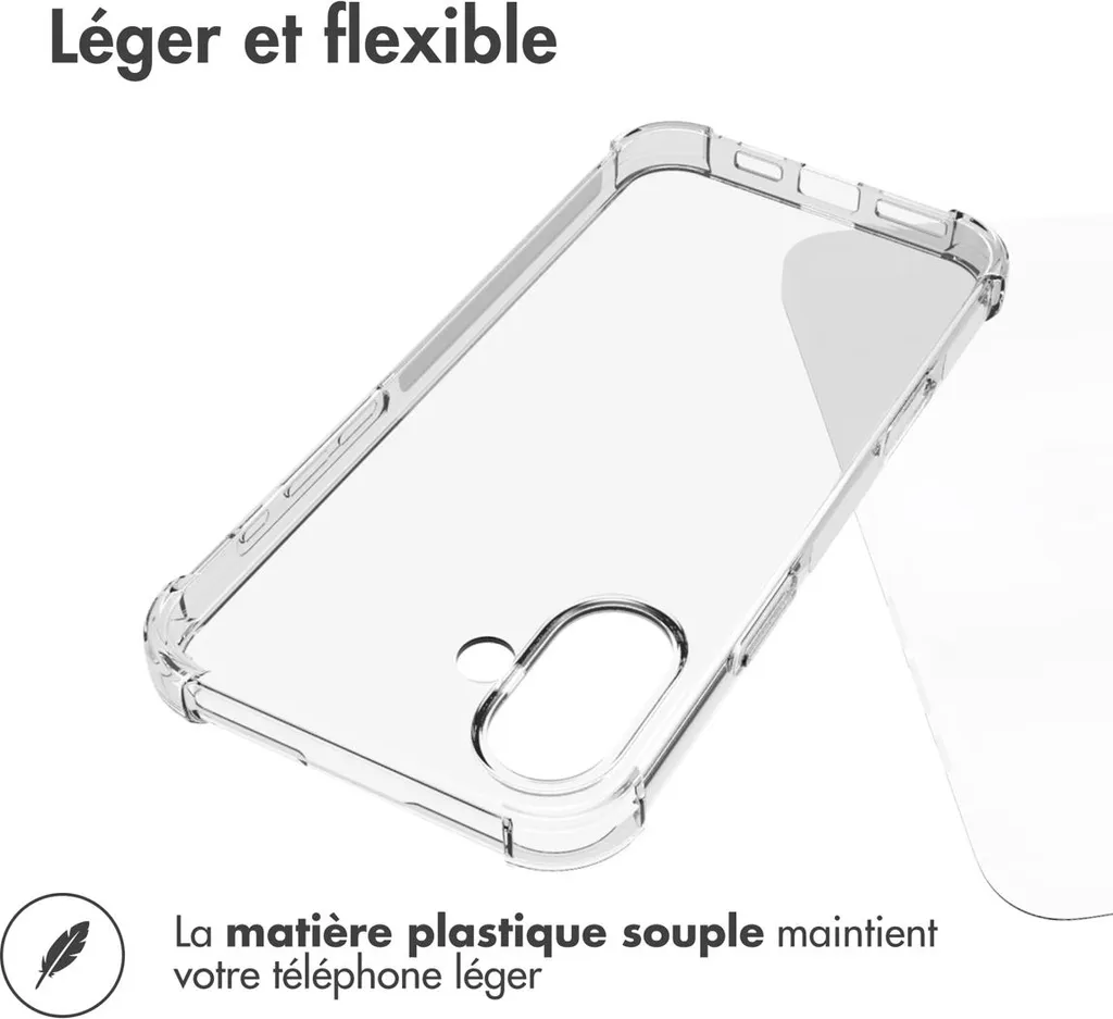 Migliore Custodia iPhone 16 imoshion Shockproof - Trasparente e Forte - 7