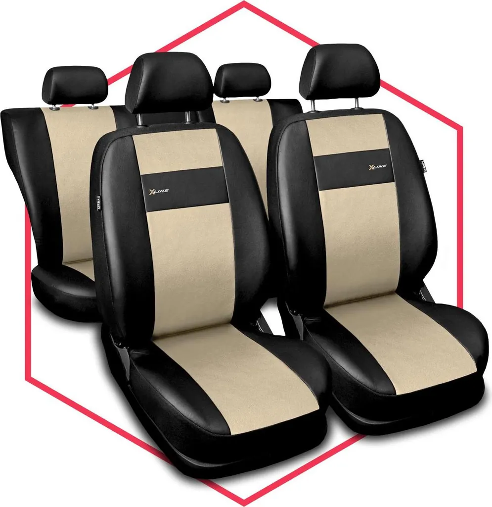 Coprisedili Auto Universali Beige per Hyundai i30: Qualità Premium - 12