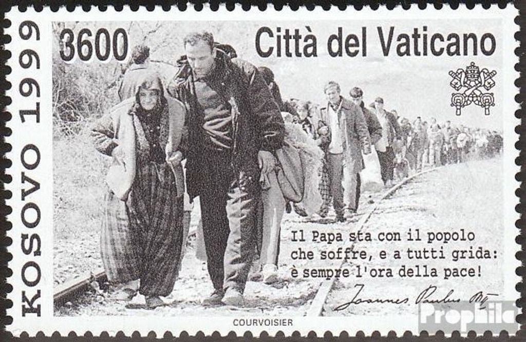 Briefmarken Vatikanstadt 1999 Mi 1283 (kompl.Ausg.) postfrisch Hilfe für Kosovo