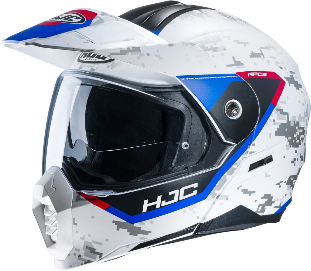 HJC C80 BULT Klapphelm weiss-blau-rot MC21SF S S in blau/rot/weiß