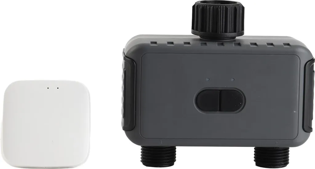 Programmateur d'arrosage Wi-Fi 2 voies compatible Alexa et Google Home