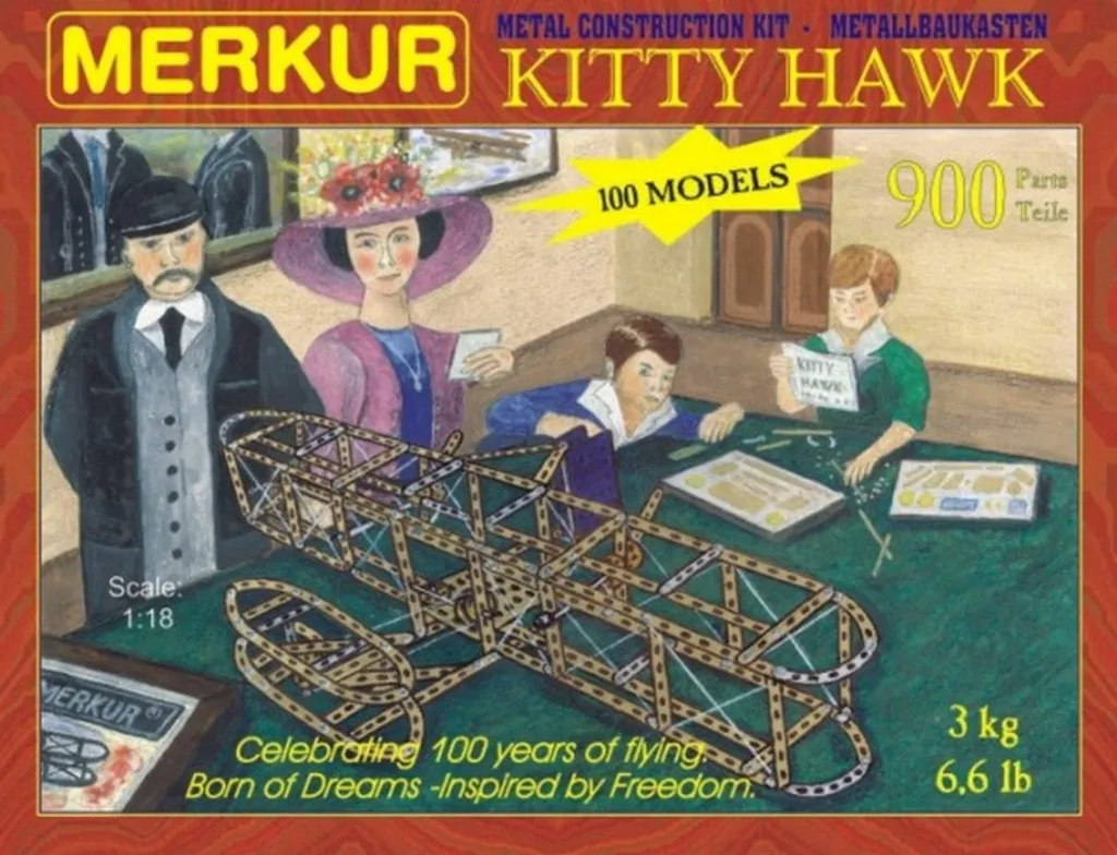 Merkur Kitty Hawk 900 pièces : Jeu de construction 100 modèles divers