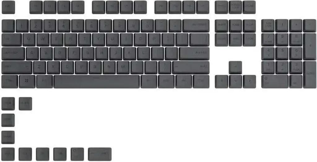 Glorious GPBT Keycaps en PBT Dye-Sub - Design Épuré et Frappe Silencieuse
