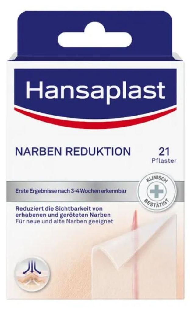 Hansaplast Narben Reduktion, 3,8 x 6,8 cm, Rechteckig, Produktbild 