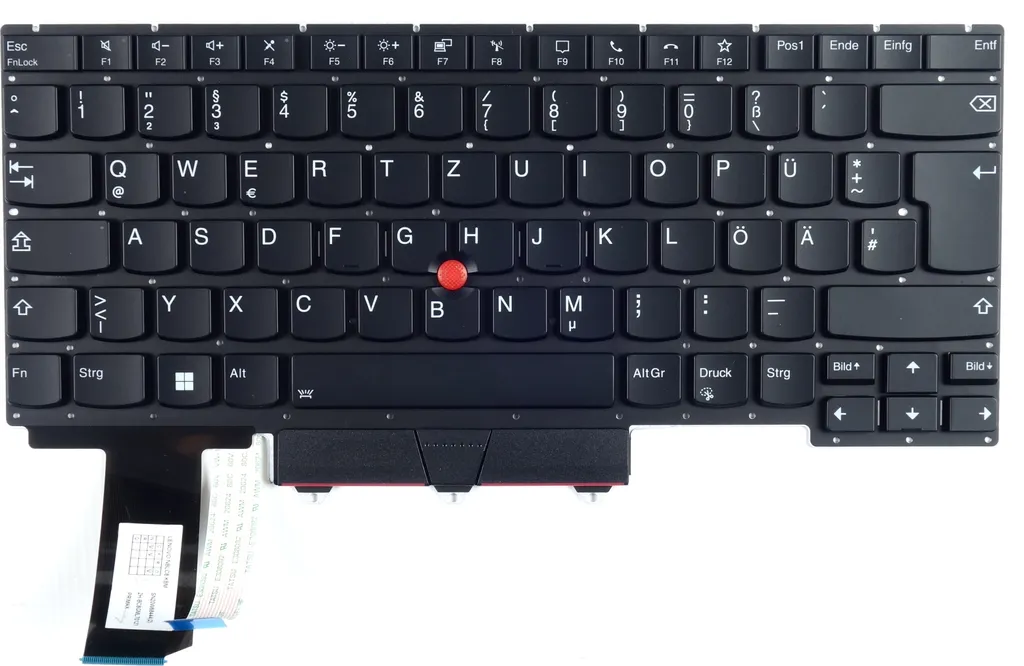 Tastiera Ricambio Lenovo E14 G3 G4 Layout DE Tedesco - Alta Qualità