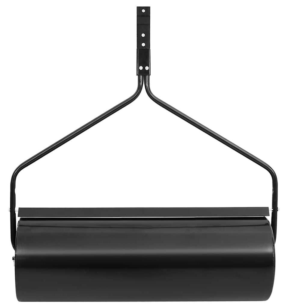 vidaXL Rouleau à gazon de jardin à pousser noir 63 L fer Image du produit 