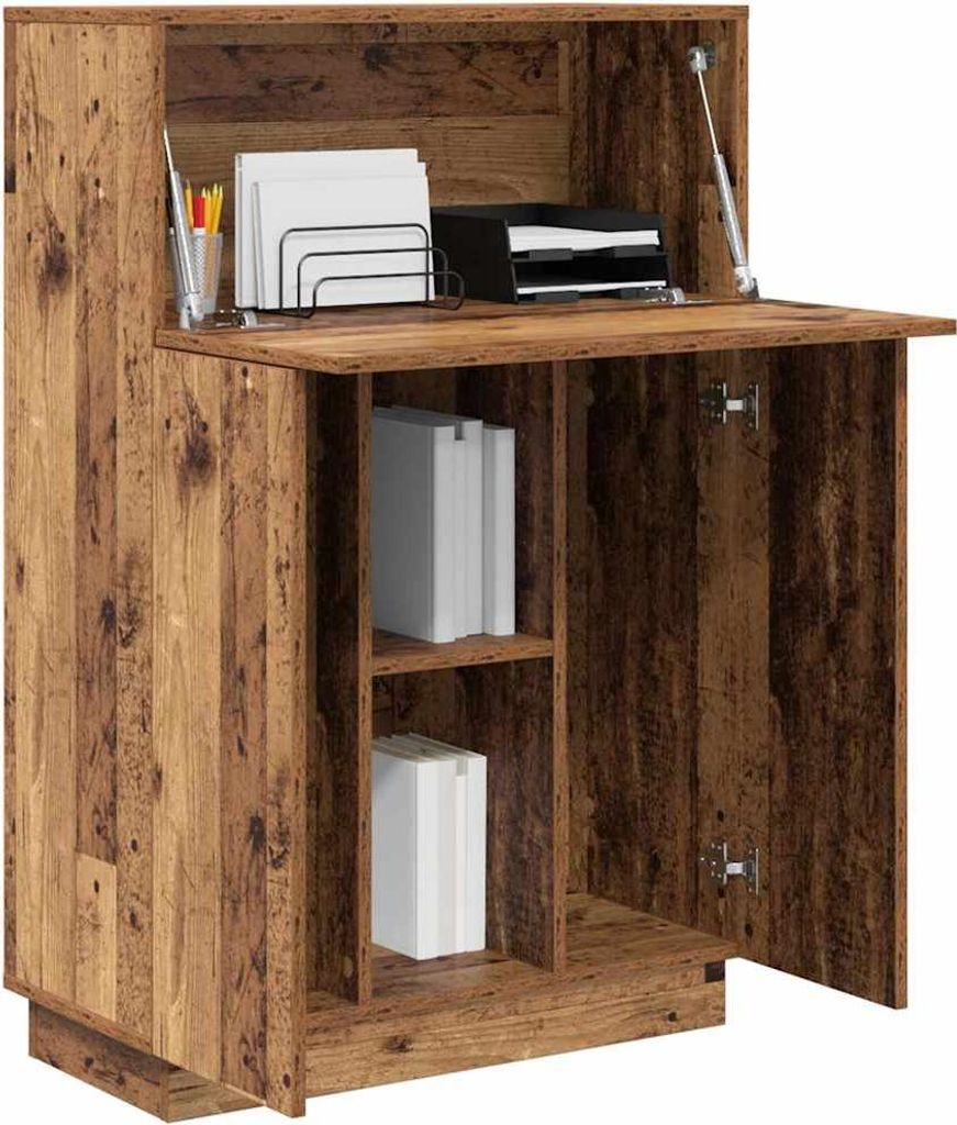 "2026 Aktion"Schreibtisch/Büro-Möbel - CLORIS - Computertisch moderner - Altholz 71.5 x 31.5 x 106.5 cm Holzwerkstoff - DEMöbel2758014