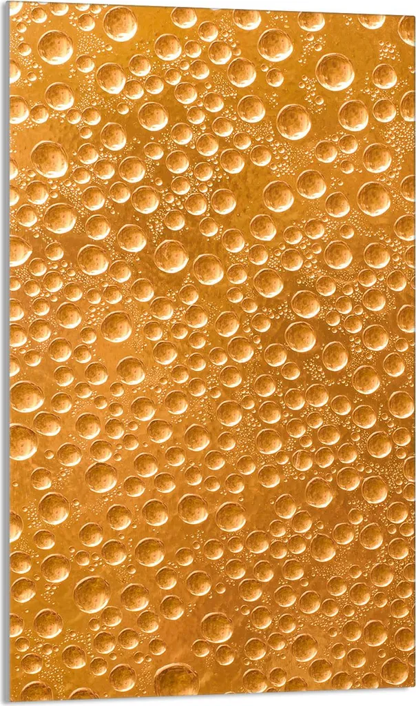 Coprifornelli 30x52 Vetro Temperato Gocce d'Oro | Protezione e Igiene