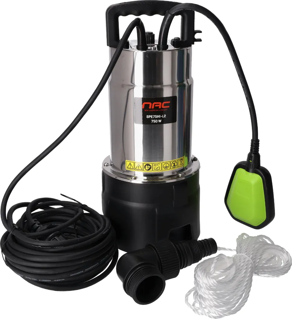 Pompe d'arrosage NAC SPE75HI-L2 - Idéal pour puits et récupérateur