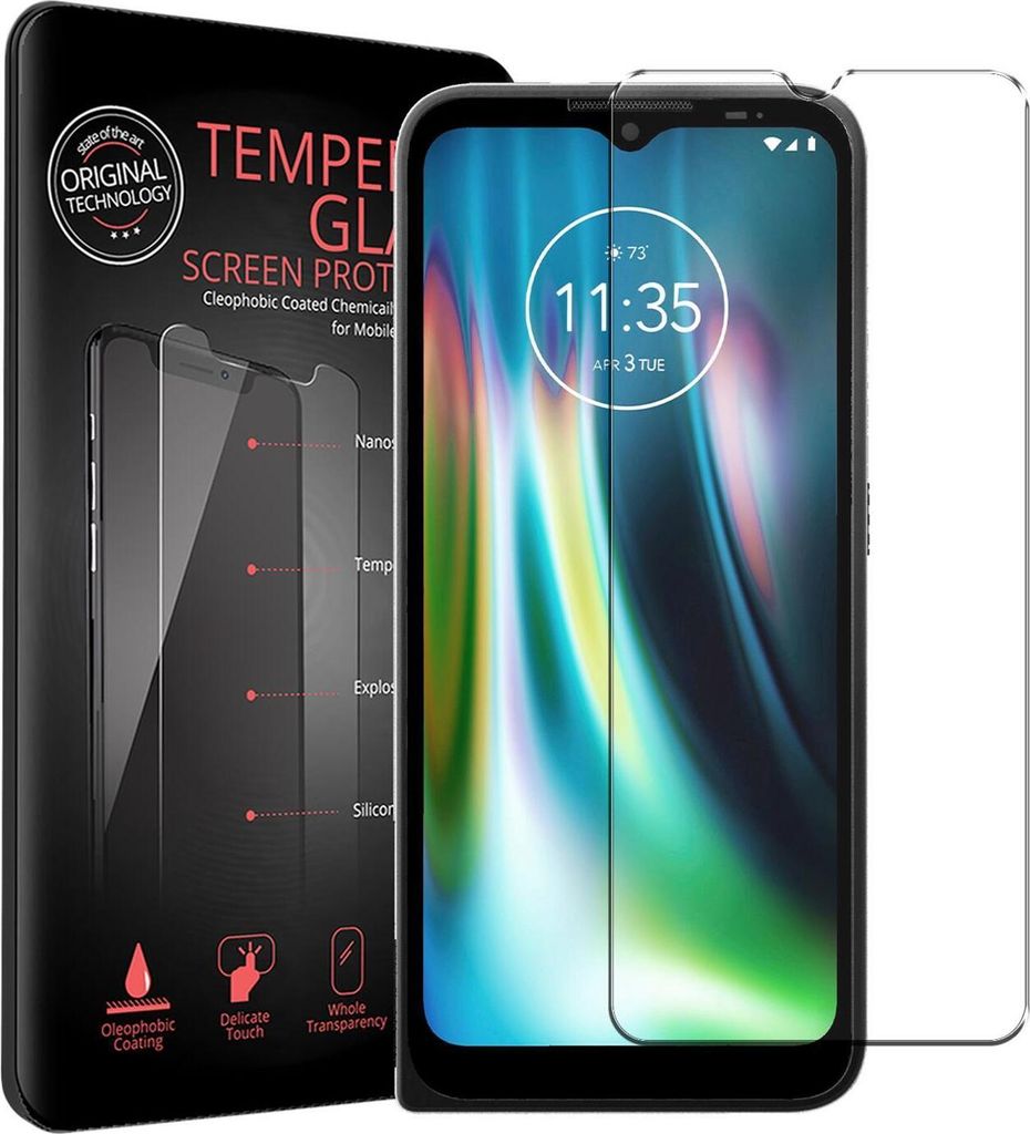 2x Conie Glasfolie für Motorola Defy Displayschutz Folie Panzer Glas Premium Schutzfolie Set Blasenfrei