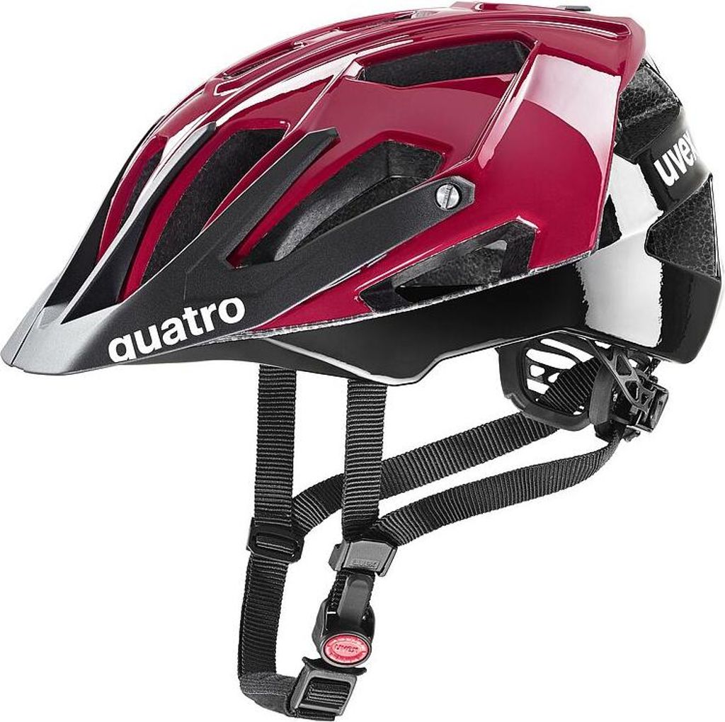 UVEX QUATRO Fahrradhelm Gr. 56-61 cm MTB rot