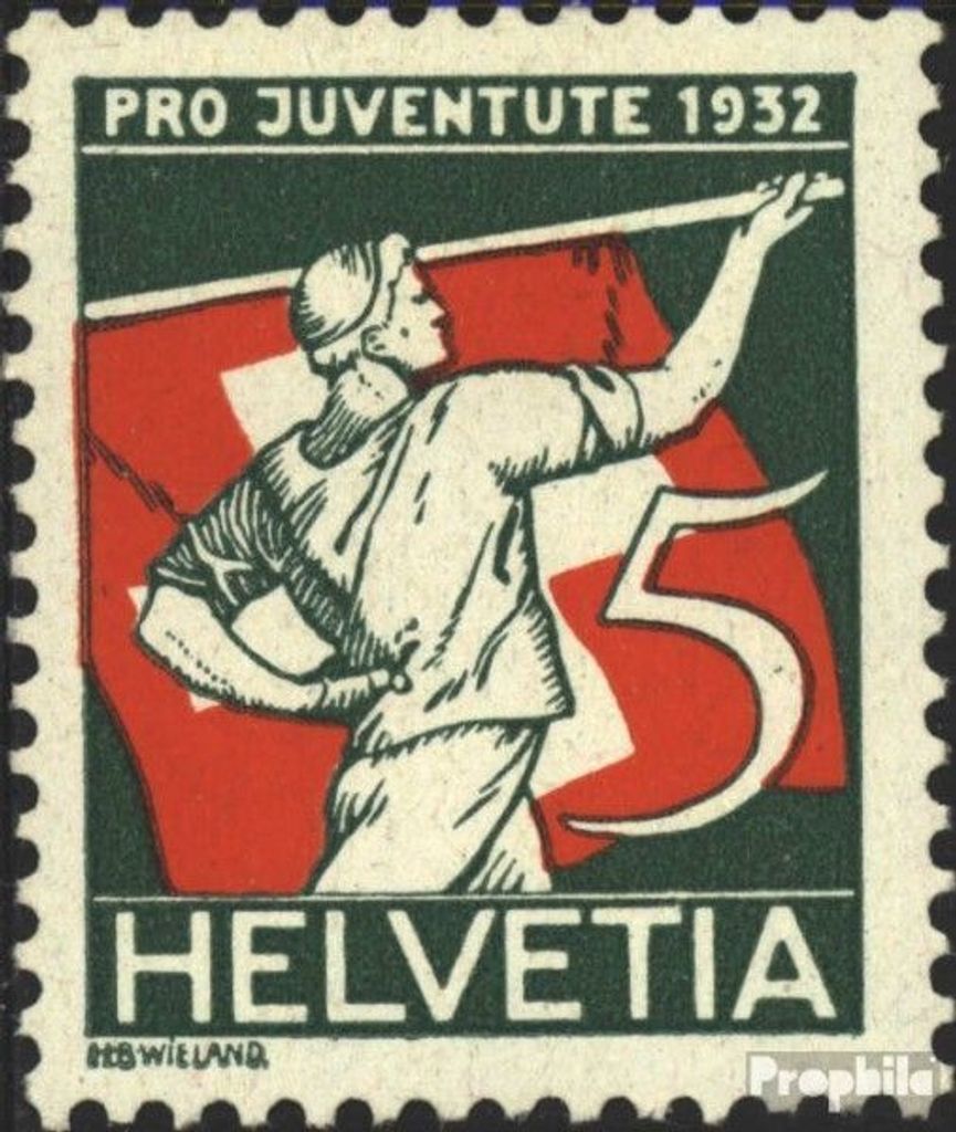 Briefmarken Schweiz 1932 Mi 262 postfrisch Pro Juventute