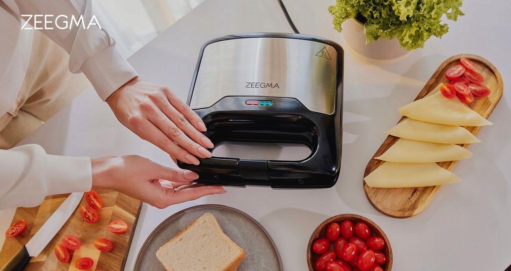 Tostapane ZEEGMA ROTEE BASE - Piastre Antiaderente 750W Per Toast E Panini - Foto 8