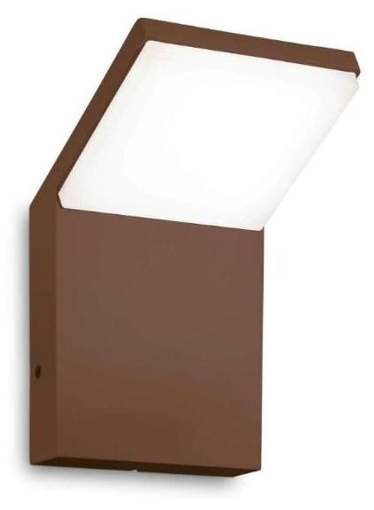 Ideal Lux 322681 OUTDOOR STYLE Außenwandleuchte LED 9W 1100/820lm 4000K IP54 Kaffee