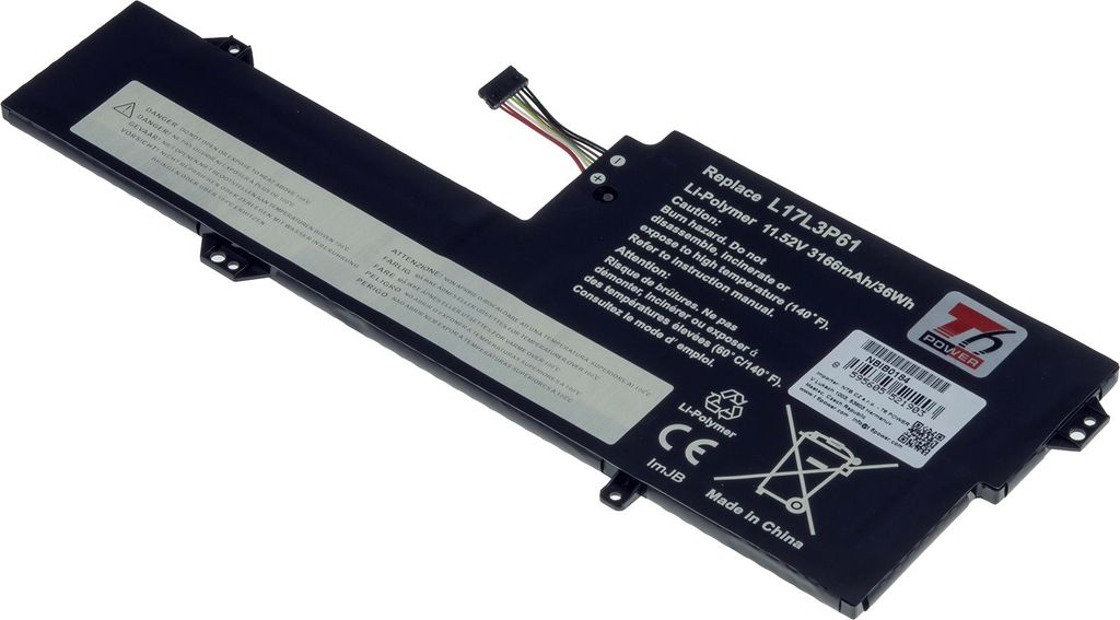 T6 Power Akku für Lenovo Yoga 720-12IKB 81B5, Li-Poly, Produktbild 