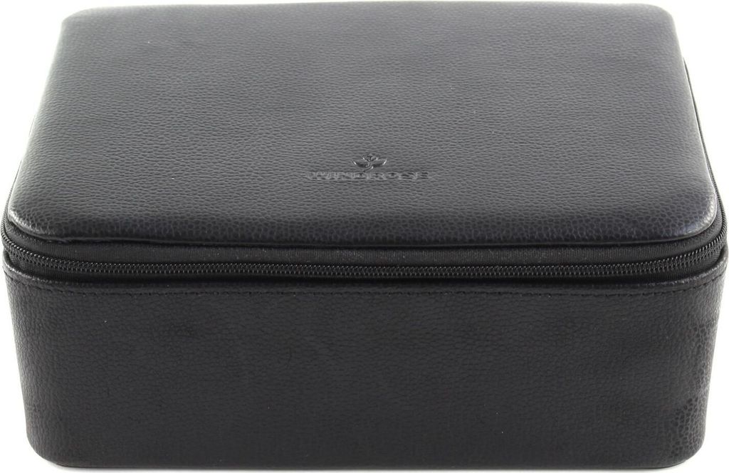 Windrose Beluga Schmuckkasten Leder 19 cm