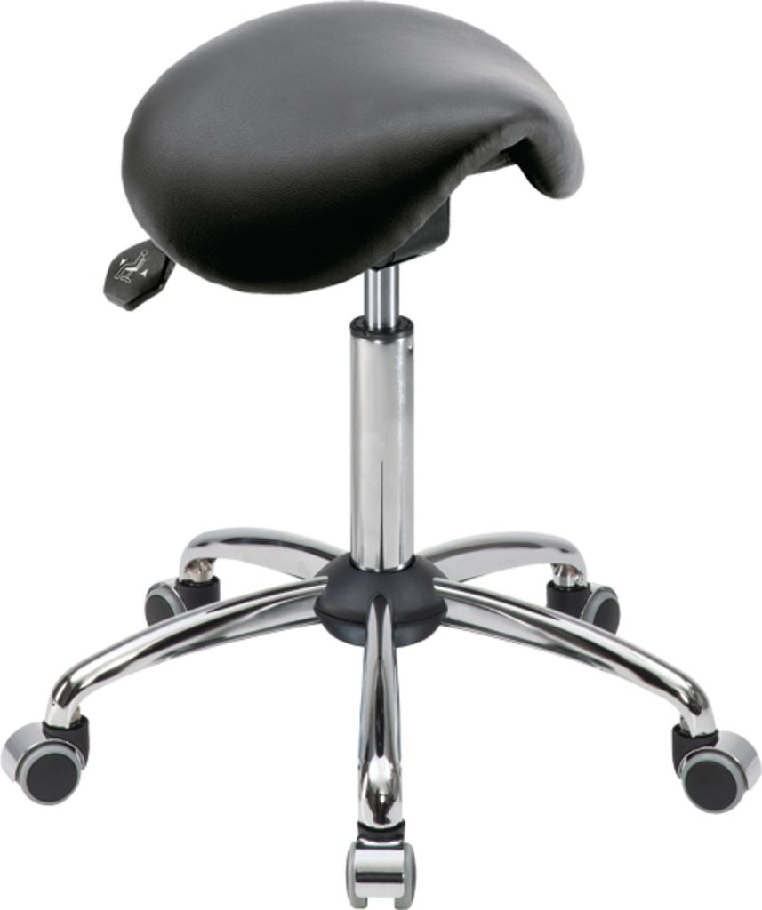 Meychair Hocker 4142 A4-MED-TR-KL2 Rollen sw