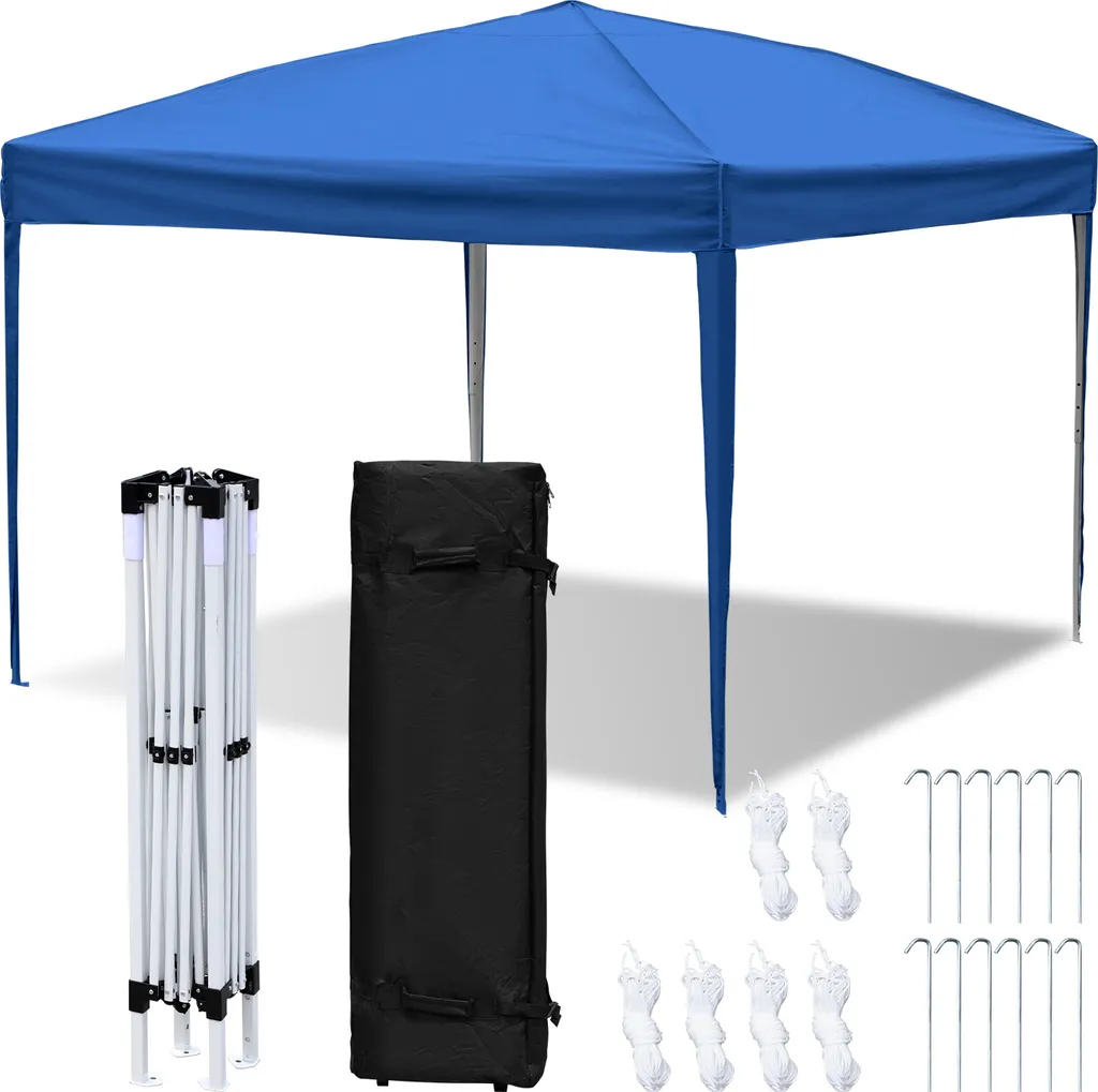 Recensione Gazebo Aopunly 3x3m Blu: Il Miglior Gazebo da Campeggio Pop-Up