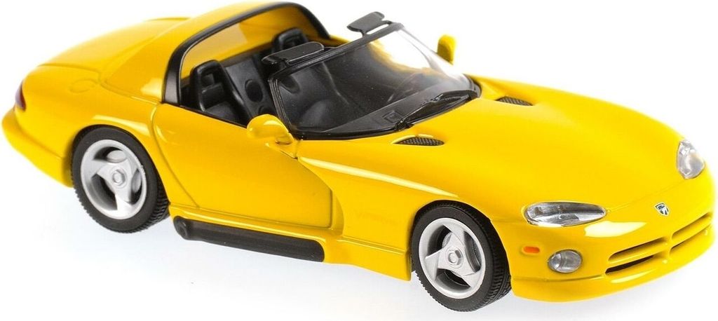 DODGE Viper Roadster offen 1993 gelb, MXC940144031, Maßstab1/43, MAXICHAMPS