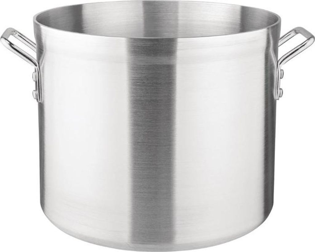 Kochtopf aus Aluminium 22,7 Liter, 33 cm Durchmesser, 28,6 cm Höhe, gleichmäßige Wärmeverteilung