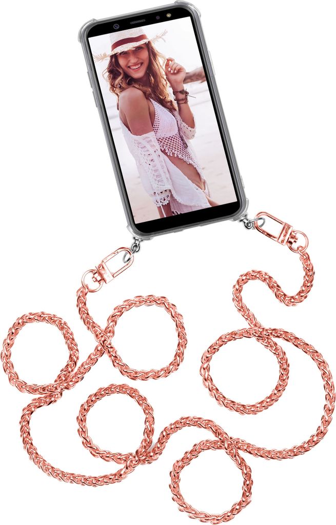 TWIST- Chain für Huawei P40 Lite, Farbe:Rose Gold