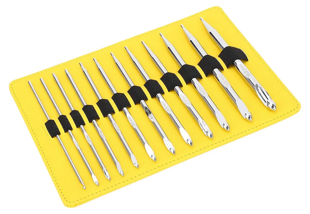 Kit Aiguilles Circulaires Interchangeables - 12 Tailles de 3mm à 10mm - 7