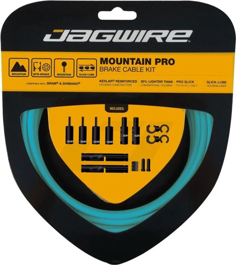 Câbles de Frein Précis Jagwire Mountain Pro 3000mm Polyamide Noir - 2