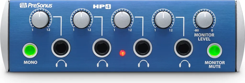 Solution de monitoring Presonus HP 4 pour enregistrement studio groupe