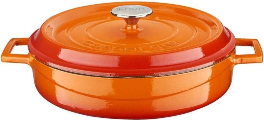 LAVA Metal Casserole Ø 28 cm, 3,5 l, fonte, orange LAVA Image du produit 