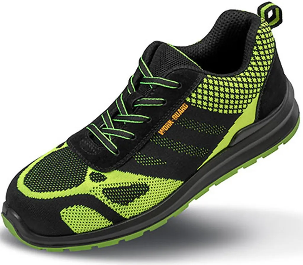 Évitez la fatigue avec les baskets sécurité Hicks R458X Neon Green - 45