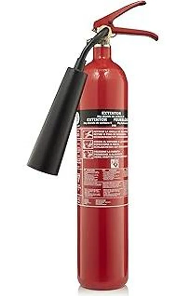 Estintore Smartwares CO2 - 2 kg - per incendi di classe A e C - Adatto per incendi elettrici - Supporto incluso - FEX-15621