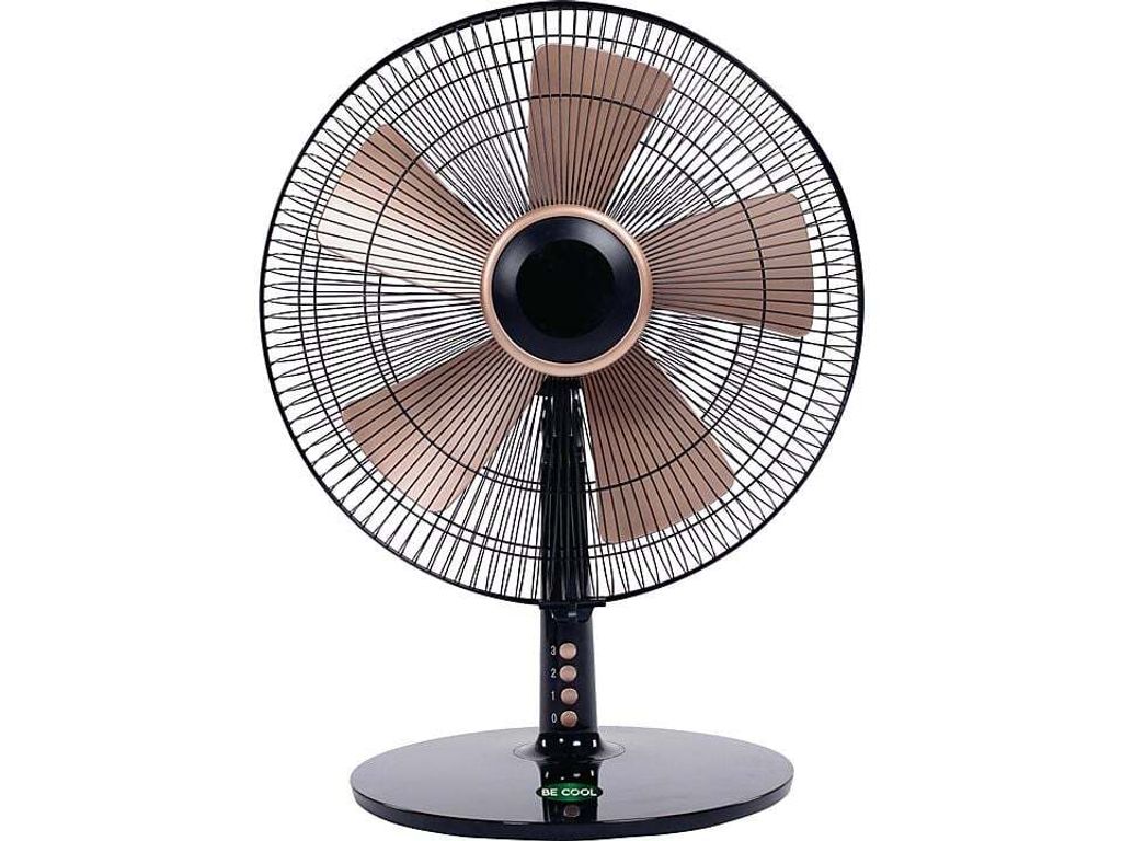 A standalone product shot of a standing fan.