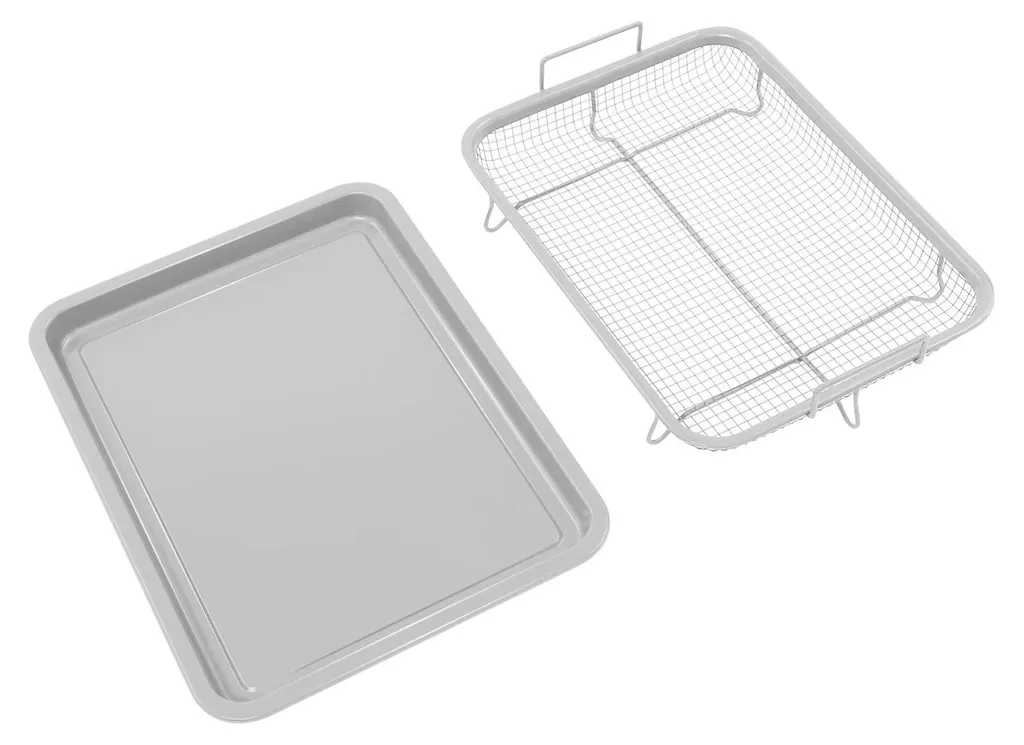 Panier à grillades argenté : fini les aliments qui tombent du barbecue