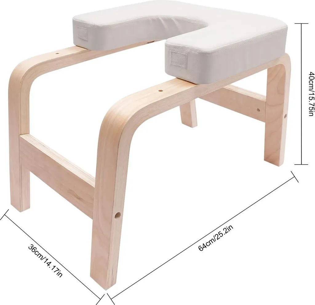 Panca per Verticale Yoga Blu: Design in Legno e Comfort 200kg