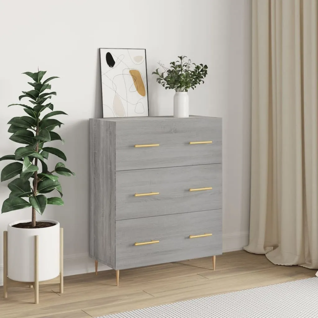 Credenza Maison Exclusive Grigio Sonoma 90cm - Arredo Design Minimal