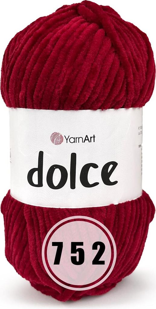 YarnArt Dolce 752 bordeaux Produktbild 